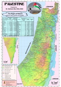 Carte de la Palestine