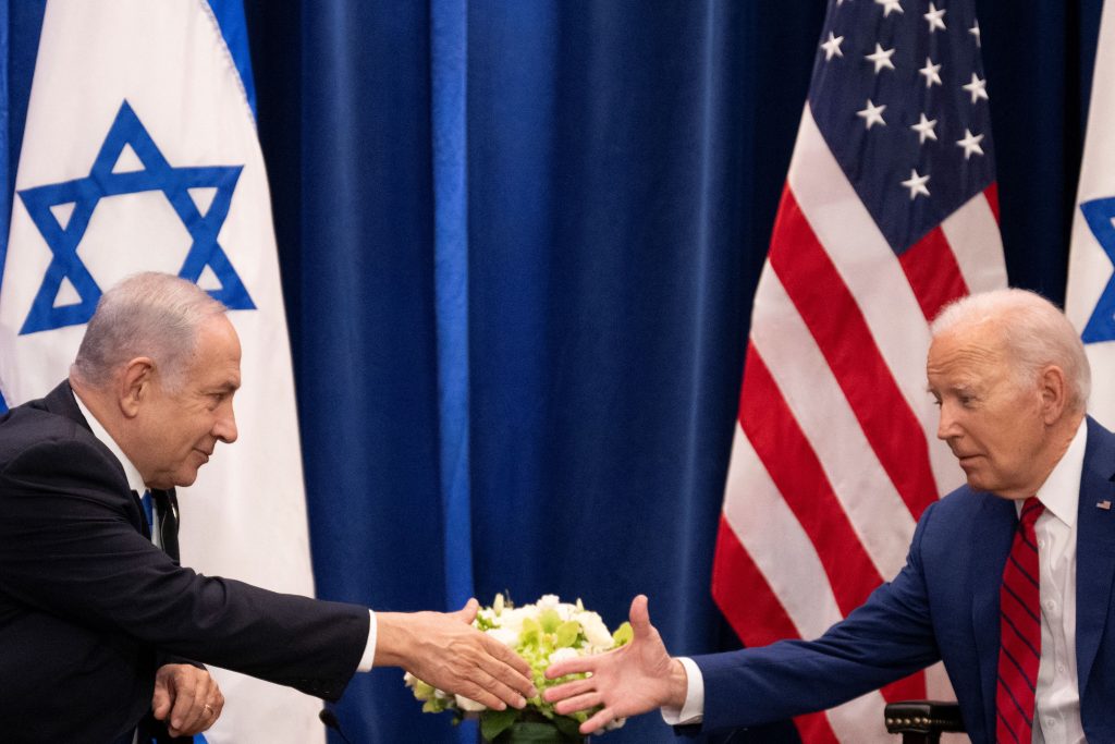 Photo d'illustration de Netanyahu et Biden.
