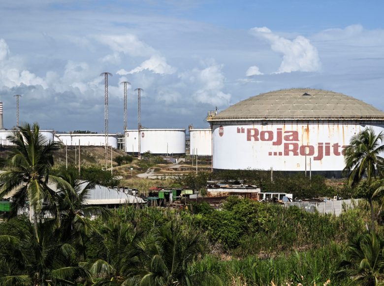 View of the refinery El Palito in Puerto Cabello, Carabobo state, Venezuela on January 22, 2026. (Photo by Ronaldo SCHEMIDT / AFP)