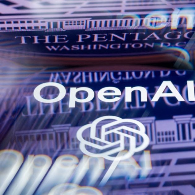 The OpenAI logo is displayed on a smartphone with the seal of the U.S. Department of Defense (Pentagon) reflected on a surface in this photo illustration, as the AI company revises an agreement to provide technology to the Pentagon following criticism and debate over the military use of artificial intelligence in Brussels, Belgium, on March 7, 2026. (Photo by Jonathan Raa/NurPhoto) (Photo by Jonathan Raa / NurPhoto via AFP)